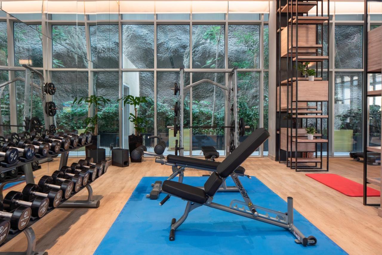 Citadines Abha Apart otel Dış mekan fotoğraf The gym at the hotel